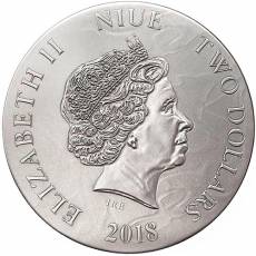 Silbermünze Cassandra Dark Beauties Antik Finish 2018