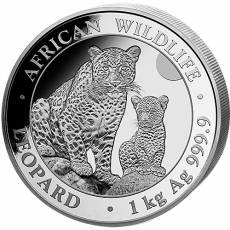 Silbermünze 1 kg Somalia Leopard 2024