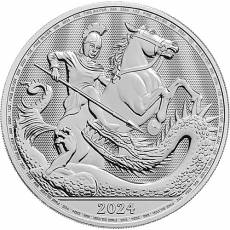 Silbermünze 1 oz St. George and Dragon Great Britain 2024