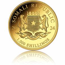 Goldmünzen 4-Coin-Prestige Set African Wildlife Elefant 2024