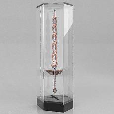 2.5 oz Silver The Sword of St. Michael Schwert des Erzengel Michael Limited Edition Ultra High Relief Rosegold 2024