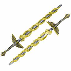2.5 oz Silver The Sword of St. Michael Schwert des Erzengel Michael Limited Edition Ultra High Relief Gelbgold 2024
