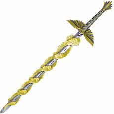 2.5 oz Silver The Sword of St. Michael Schwert des Erzengel Michael Limited Edition Ultra High Relief Gelbgold 2024