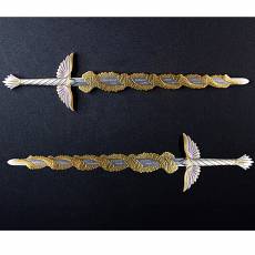 2.5 oz Silver The Sword of St. Michael Schwert des Erzengel Michael Limited Edition Ultra High Relief Gelbgold 2024