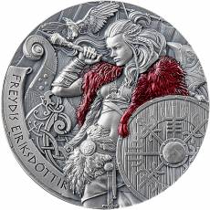 Silbermünze 2 oz  The Way to Valhalla Freydís Eiríksdóttir 2024