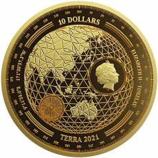 Goldmünze 1/10 oz Terra Tokelau Proof Like 2021