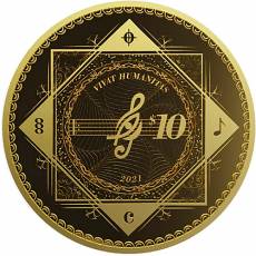 Goldmünze 1/10 oz Vivat Humanitas Proof-Like 2021