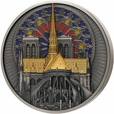 Silbermünze 1 kg P. DE GREEF – NOTRE-DAME DE PARIS 2024