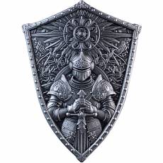 Silbermünze 2 oz The Crusaders Shield Antique Silver 2024