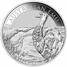 1 Unze Silbermünze Australien Emu 2024