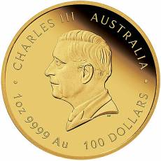 1 Unze Goldmünze Australien Lunar III Schlange Polierte Platte 2025