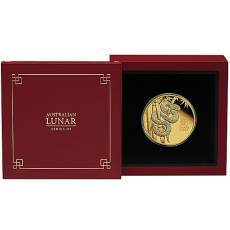 1/4 Unze Goldmünze Australien Lunar III Schlange polierte Platte 2025