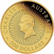 Goldmünze 2 oz Australien Mother of Pearl Double Dragon polierte Platte 2024