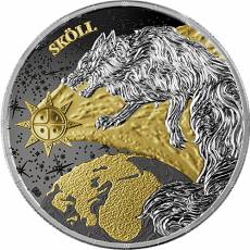 2 x 1 Unze Silber Germania Ragnarök Sköll & Hati Geminus Limited Edition 2024