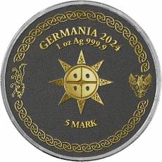 2 x 1 Unze Silber Germania Ragnarök Sköll & Hati Geminus Limited Edition 2024