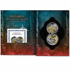 2 x 1 Unze Silber Germania Ragnarök Sköll & Hati Geminus Limited Edition 2024