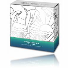 1 Unze Silbermünze Hourglass Dolphin High Relief PP 2024
