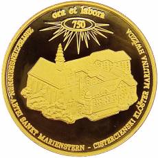 Goldmedaille 1 oz 750 Jahre Zisterzienserinnenkloster St. Marienstern 999/1000