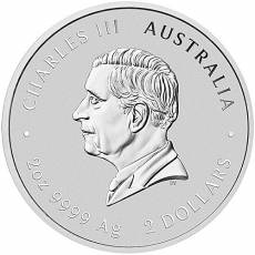 2 oz Silbermünze Australien Lunar III Schlange 2025