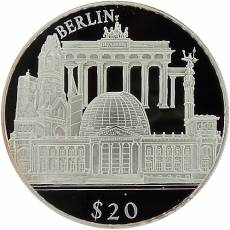 12 Stück Silbermünzen Serie Europäische Hauptstädte polierte Platte 2000