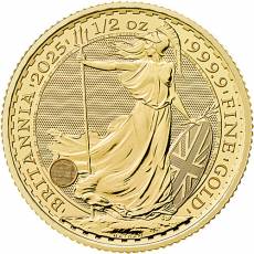 Goldmünze 1/2 Unze Britannia Charles III 2025