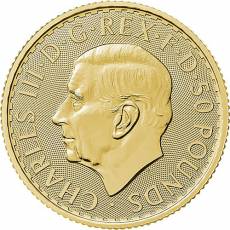 Goldmünze 1/2 Unze Britannia Charles III 2025