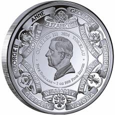 Silbermünze 1 oz  2024 Britische Monarchen - Sonderedition - Das Britische Königshaus Proof 2024