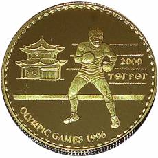 6 Stk Goldmünzen Set - Olympische Spiele Proof