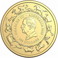 Goldmünze 1 oz Australien RAM Lunar Schlange 2025