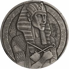 2 oz Silbermünze Republic of Tschad Amenhotep IV Relikt Serie