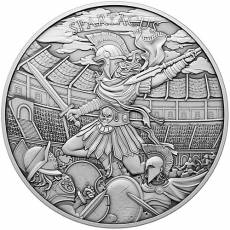 Silber Round 1 oz Legendary Warriors Spartacus