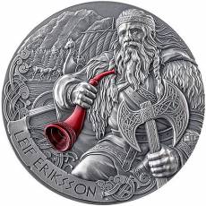 Silbermünze 2 oz  The Way to Valhalla Leif Eriksson 2025