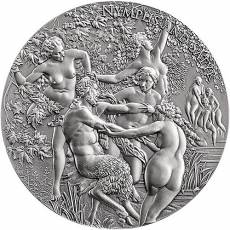 Silbermünze 1 kg Nymphs and Satyr Celestial Beauty Antik Finish 2025