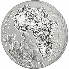 1 Unze Silbermünze Ruanda African Ounce Kampfadler 2025