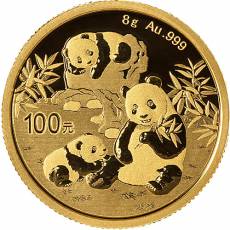 China Panda 8 gramm Gold 2025