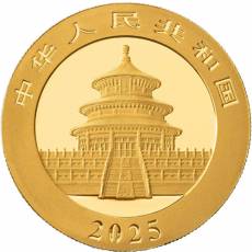 China Panda 8 gramm Gold 2025