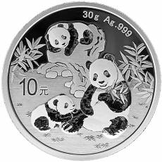 China Panda 30 gramm Silber 2025