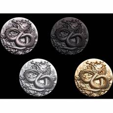 Silber 36 x 5 oz High-Relief Set Nine Dragon Nr. 2