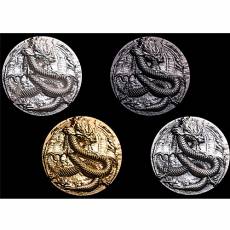 Silber 36 x 5 oz High-Relief Set Nine Dragon Nr. 2