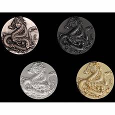 Silber 36 x 5 oz High-Relief Set Nine Dragon Nr. 2