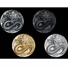 Silber 36 x 5 oz High-Relief Set Nine Dragon Nr. 2