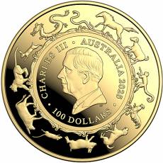 Goldmünze 1 oz RAM Lunar Schlange PP gewölbt 2025