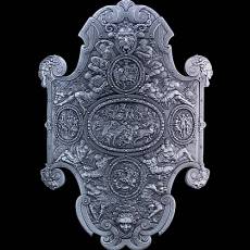 Silbermünze 2 oz Shield of Victory - schwedisches Paradeschild um 1560 Antique Silver 2024