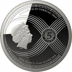 Silbermünze 1 oz Chronos Tokelau 2019
