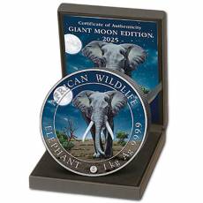 Silbermünze 1 kg Somalia Elefant Giant Moon 2025