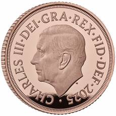 Sovereign 2 Münzen Satz - The 200th Anniversary of the Shield Back (inkl. orginal 1825 Sovereign) -  Proof 2025