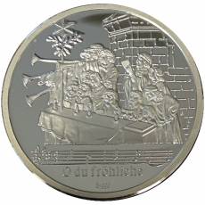 Silber Sächsischer Weihnachtstaler Proof 2001