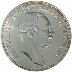 Silbermünze 5 Reichsmark Friedrich August III Sachsen 1914