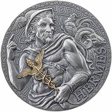 Silbermünze 3 oz The Great Greek Mythology Hermes 2024