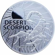 Silbermünze 1 oz Australien Most Dangerous RAM Desert Scorpion 2022